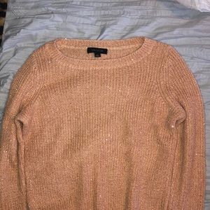 Rose Gold Sparkly Sweater